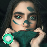 Cosplay Cosplay Grüne Manson farbige Kontaktlinsen